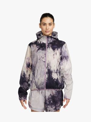 Womens Nike All Over Print Repel Purple Jacket