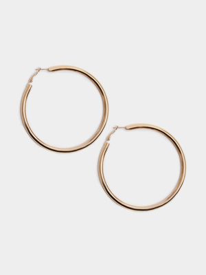 Women's Gold Large Hoop Earrings