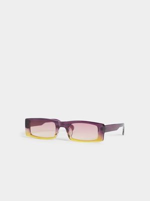 Men's Multicolour Square Lens Sunglasses