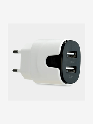 Superfly 3.4A Dual USB Wall Charger with Micro USB Cable