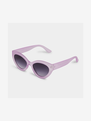 Women's Lilac Cat-Eye Polarised Sunglasses