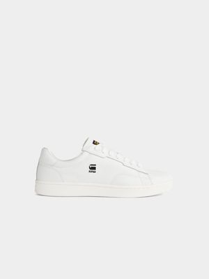 G-Star White Cadet Leather Sneakers