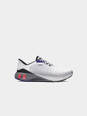 Mens Under Armour HOVR Machina 3 White/Grey/Red Running Shoes