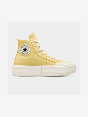 Converse Women's CTAS Cruise HI Yellow Sneaker