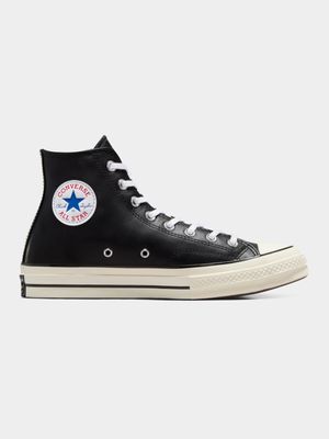 Converse Men's Chuck 70 Leather Black/White Sneaker