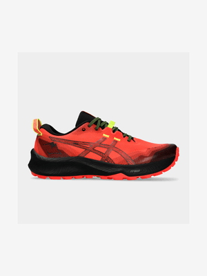 Mens Asics Gel-Trabuco 12 Sunrise Red/Gunmetal Trail Running Shoes