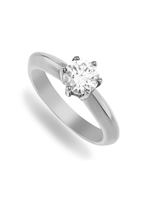 White Gold 1ct Diamond Solitaire Ring
