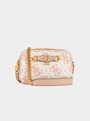 Women's Guess Pink Izzy Camera Bag