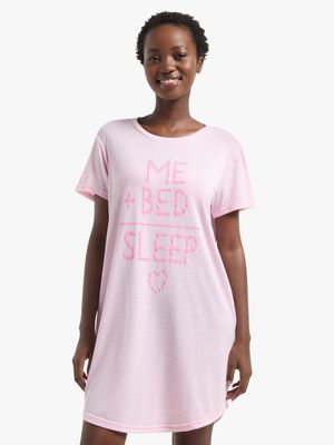 Jet Women's Ladies Pink Sleepshirt