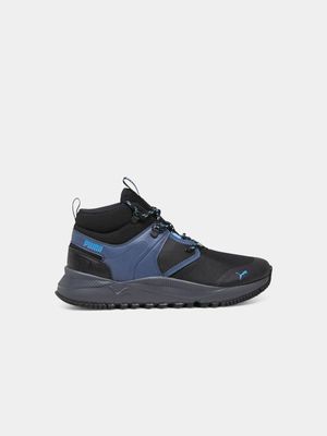 Mens Puma Pacer Future Black/Blue Mid Trail Sneakers