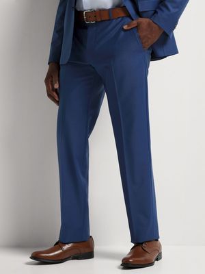 Fabiani Men's Heritage Blue Wool Suit Trouser