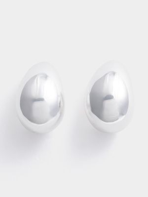 Women's Silver Droplet Earrings