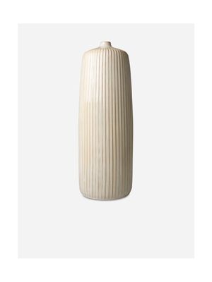 Fluted Earthenware Floor Vase Medium
