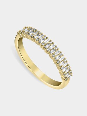 Yellow Gold 0.25ct Diamond Baguette Dream Ring