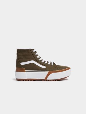 Vans Women's Sk8-HI Stacked Brown Sneaker
