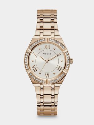 Guess Sport Cosmo Rose Plated Bracelet Watch