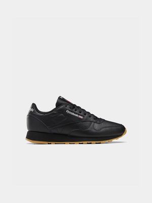 Reebok Men's Classic Leather Black/Gum Sneaker