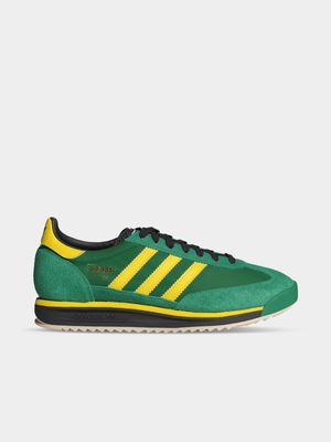 adidas Originals Men's SL 72 RS Green/Yellow Sneaker
