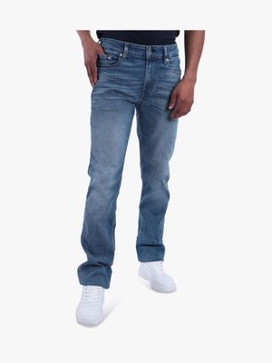 Men's Guess Light Blue  Wash Slim Straight Jeans