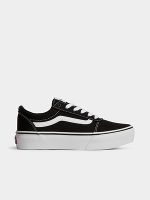 Junior Vans Ward Black/White Low-Top Sneaker