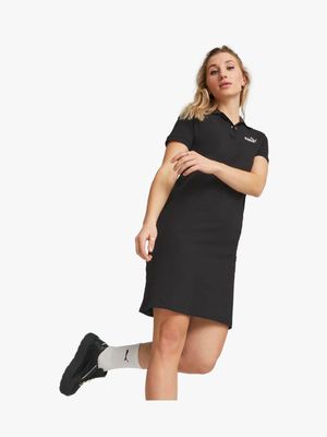 Womens Puma Black Golfer Dress