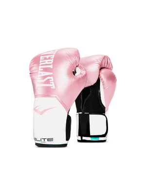Everlast 12oz Pro Style Elite v2 Pink/White Training Glove