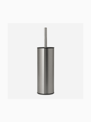 curved pole toilet brush holder stainless steel