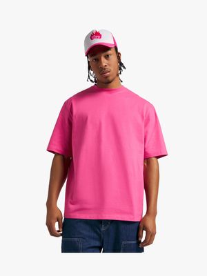 Men's Pink Essential Boxy Top
