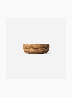 Small Round Rattan Basket 20x7cm