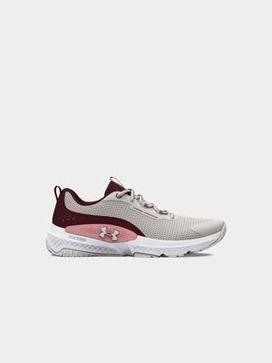 Womens Under Armour Dynamic Select White Clay/Deep Red Training Shoes