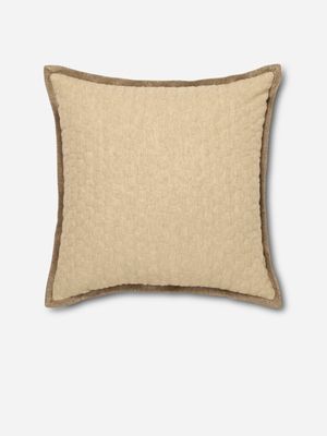 Designers Guild Quilted Scatter Cushion Natural 60x60