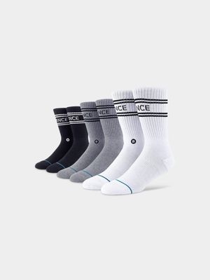 Stance 3-Pack Basic Black Crew Socks