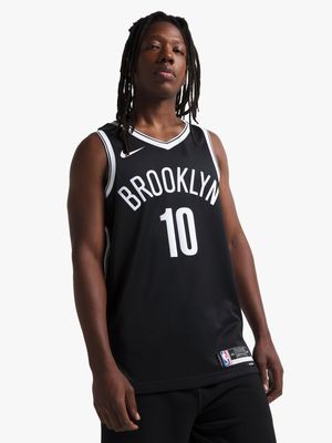 Nike Men's Brooklyn Dri-FIT Nets Black Swingman Jersey