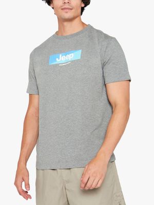 Men's Plus Jeep Grey Rubicon Graphic T-Shirt
