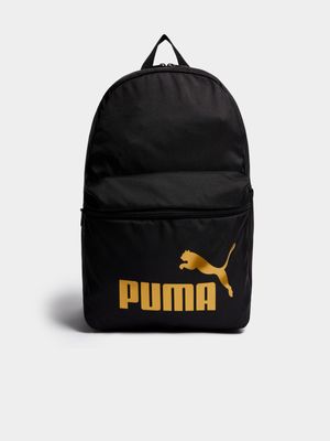 Puma Phase Black/Gold Backpack