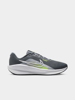 Mens Nike Downshifter 13 Grey/Volt Running Shoes
