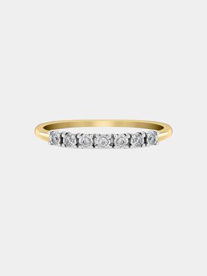 Yellow Gold 0.05ct Diamond Eternity Ring