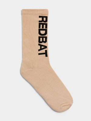 Redbat Unisex Branded Stone Crew Socks