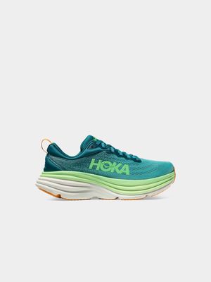 Mens Hoka Blue/Mint Bondi 8 Running Shoes