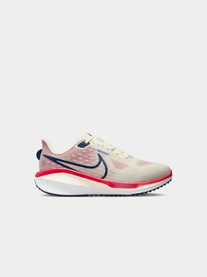 Mens Nike Air Zoom Vomero 17 Red/Beige/Blue Running Shoes