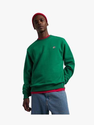 New Balance Men's Made in USA Green Sweat Top