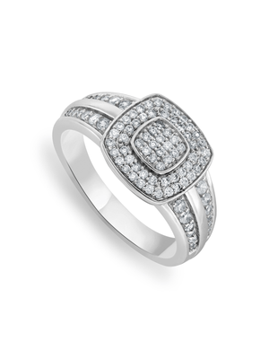 Sterling Silver & Cubic Zirconia Snow Princess Ring