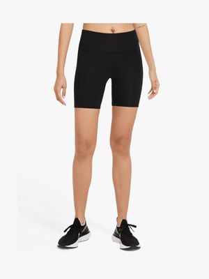 Womens Nike Dri-Fit Fast Black Short Tights