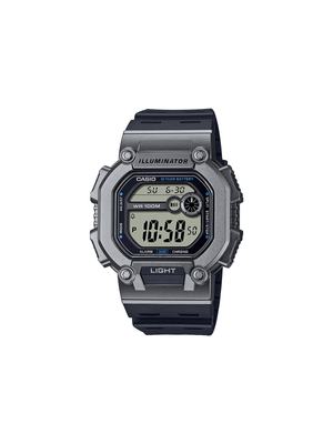 Casio Men's Retro Grey & Black Digital Watch