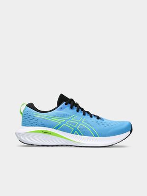 Mens Asics Gel-Excite 10 Light Blue/Electric Lime Running Shoes