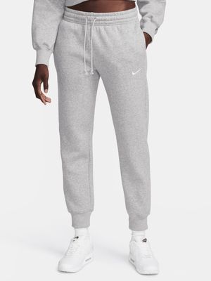 Womens Nike Sportswear Phoenix Fleece Grey Trackpants