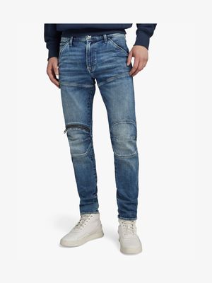 G-Star Men's 5620 3D Zip Knee Blue Jeans