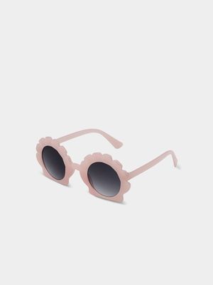Girl's Pink Shell Sunglasses