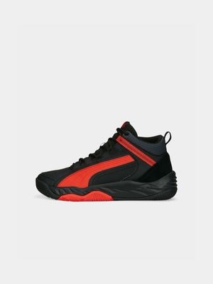 Men's Puma Rebound Future Evo Core Black/Red/Grey Sneaker
