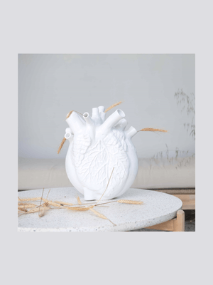 Rialheim Pumping Heart Vase Large White